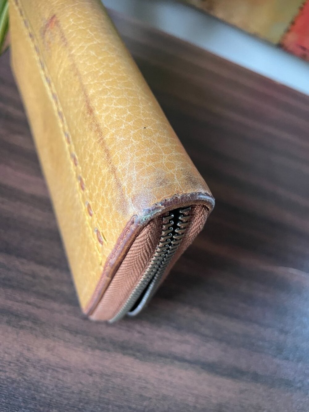 Tan Leather Gucci Wallet Fair Condition With COA - Picture 9 of 15